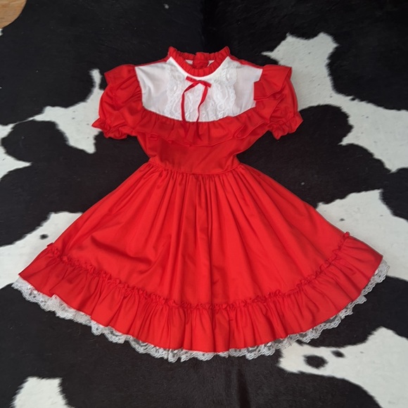 Vintage 1980’s Martha’s Miniatures Were Fussy Toddler Pageant Dress (size 7) - Picture 2 of 12